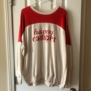 Aerie Happy Camper Oversized Sweatshirt